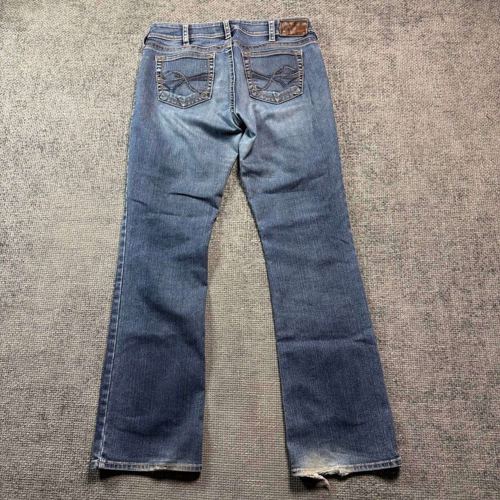 Silver Jeans Co Suki Mid Bootcut Jeans Womens 30 Blue Medium Wash Y2K Distressed